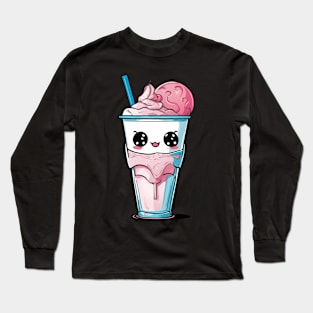 Kawaii Milkshake Long Sleeve T-Shirt